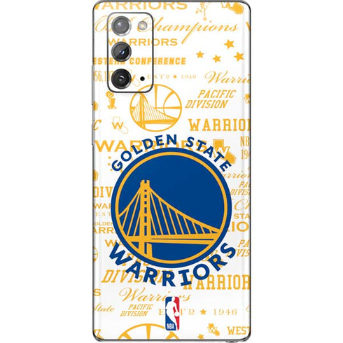 NBA Golden State Warriors Historic Blast Galaxy Note20 5G Skin